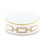 Ginori Catene Cachemire Round Box with Cover - 5"